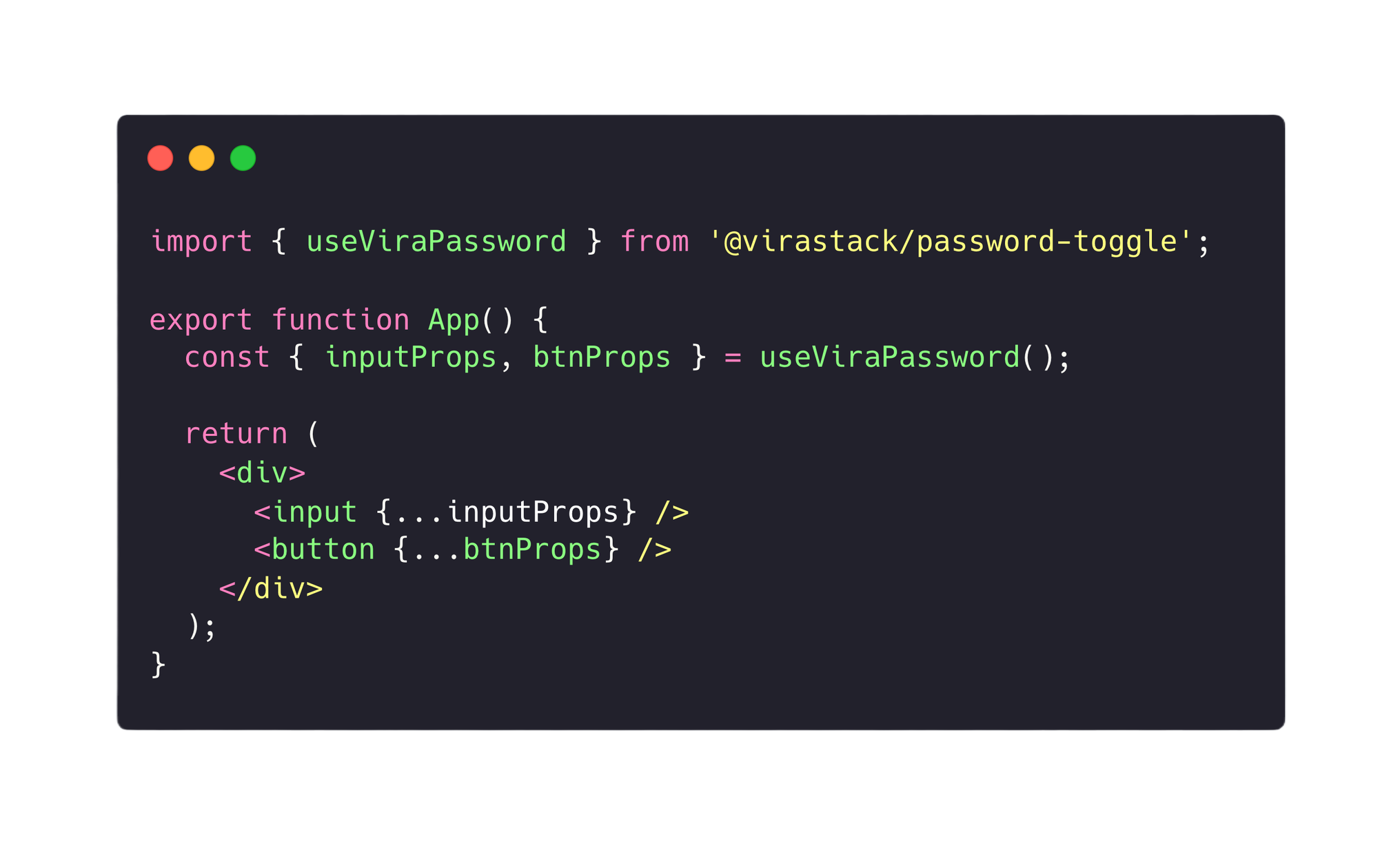 Password Toggle